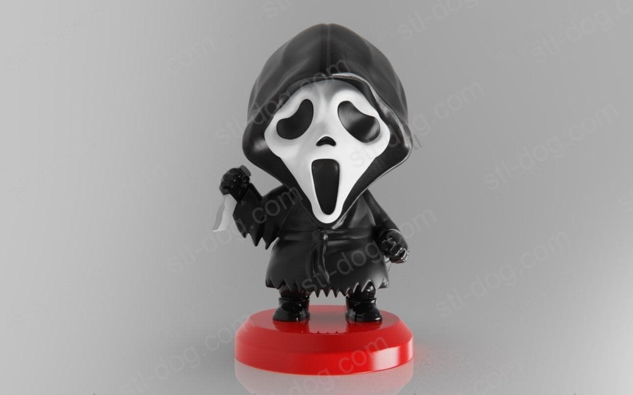 死神 哭泣小人(Scream Chibi) 3D打印图纸